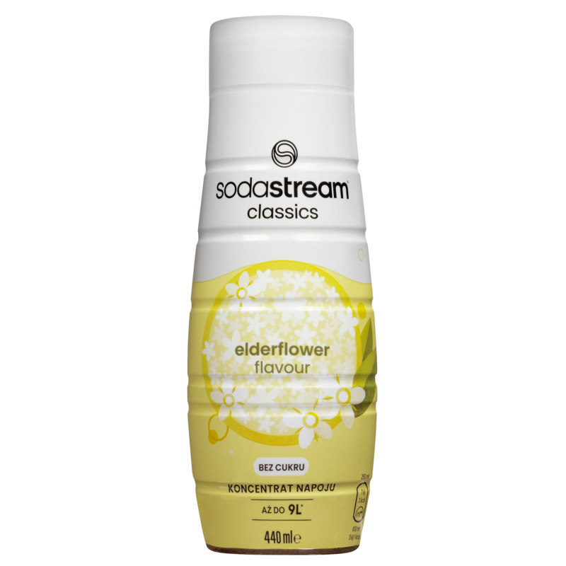 Syrop do SodaStream Kwiat Czarnego Bzu  Elderflower Zero 440ml