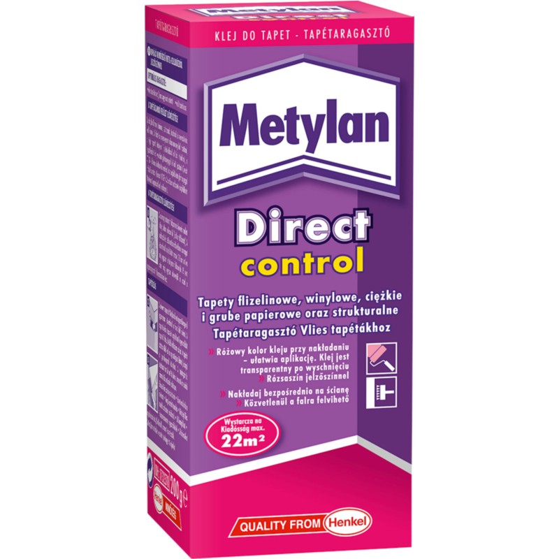 Klej do tapet METYLAN DIRECT CONTROL 200g