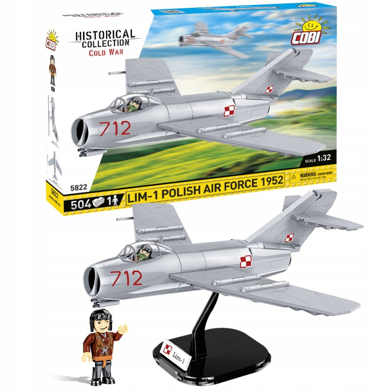 Klocki COBI 5824 LIM-5 POLISH AIR FORCE 1959