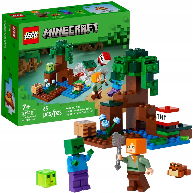 LEGO Minecraft 21240 Przygoda na mokradłach