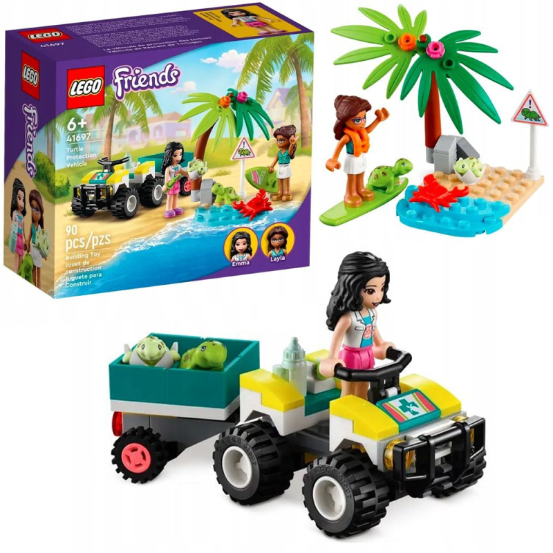 LEGO Friends 41697 Pojazd do ratowania żółwi