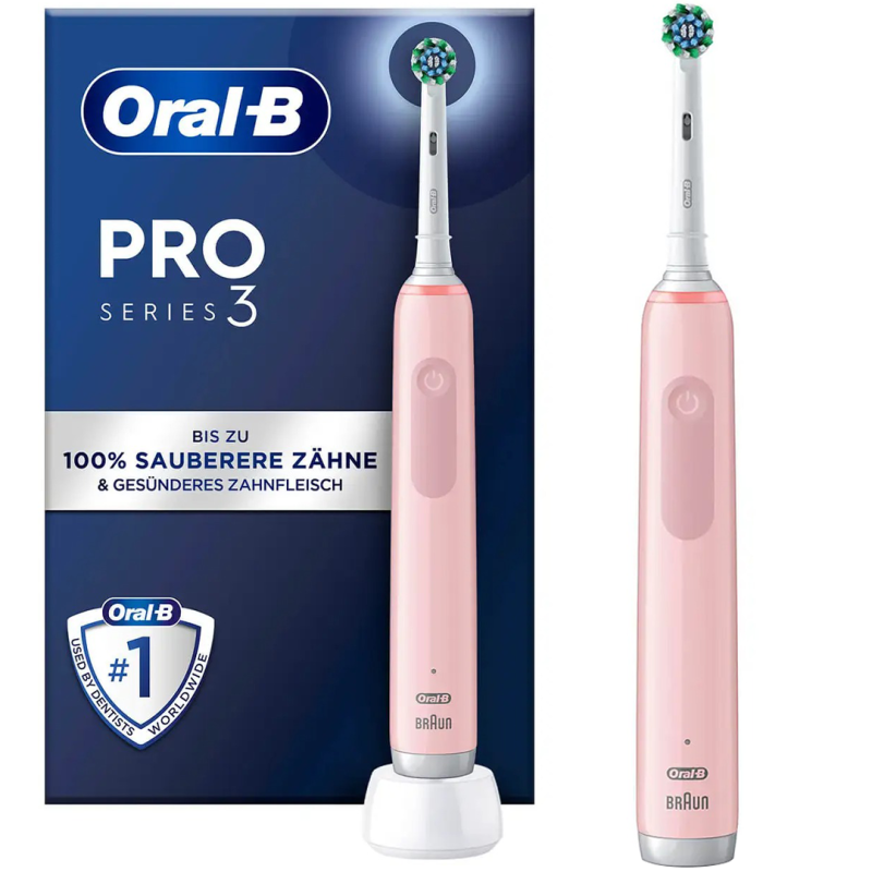 Szczoteczka Oral-B Pro 3 3000 Cross Action Różowa