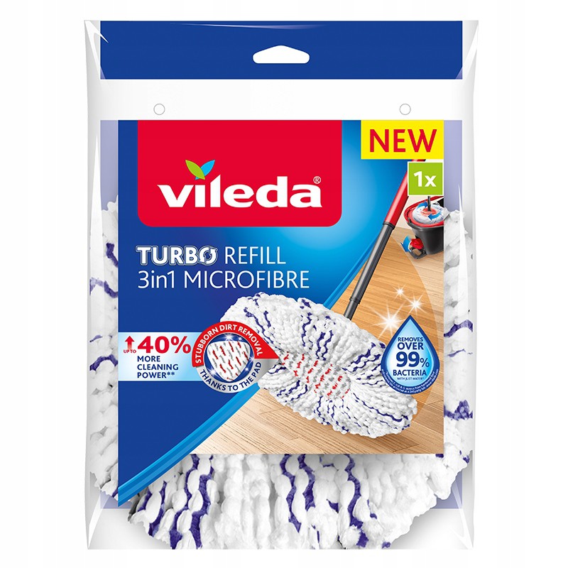 Wkład oryginalny do mopa Vileda Easy wring&clean Microfibre 3w1