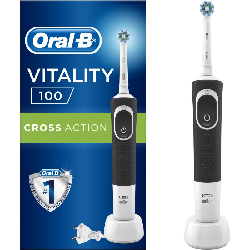 Szczoteczka Oral-B Vitality 100 Pure Clean Black Zestaw