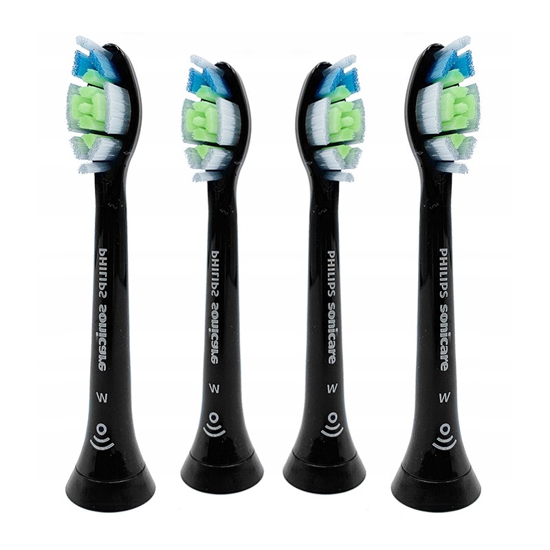 4x Końcówka Philips DiamondClean Black HX6064