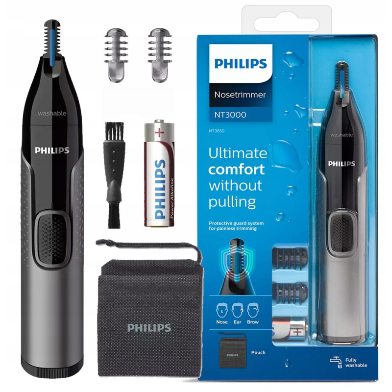 Trymer do nosa Philips NT3650/16 + pędzelek