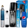 Saturator SodaStream Spirit Easy Czarny jedna butelka + Nabój Spinel Soda + syrop Pepsi 440ml