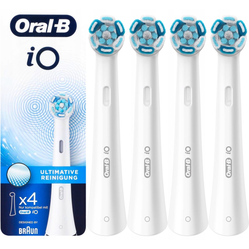 4x Końcówka Oral-B iO ULTIMATE CLEAN White