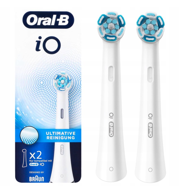 2x Końcówka Oral-B iO ULTIMATE CLEAN White