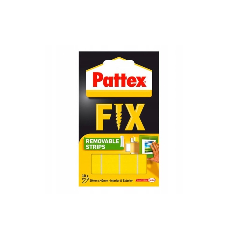 Paski montażowe Pattex Fix uniwersalne 10 * 40mm x 20mm