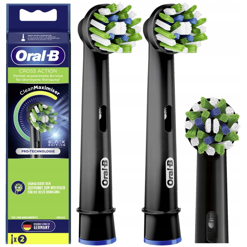 2x Końcówka ORAL-B Cross Action EB50BK CZARNA