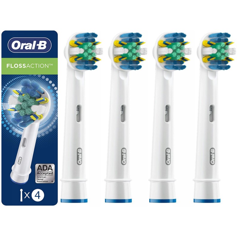 4 ORYGINALNE KOŃCÓWKI ORAL-B FLOSS ACTION