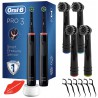 Szczoteczka Oral-B Pro 3 3900 Black Edition Dwupak + 4 precison w/a