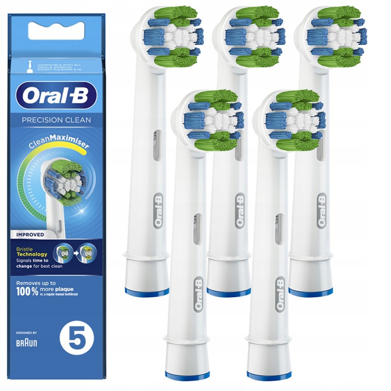 5x Końcówki Oral-B Precision Clean EB20RB Clean Maximizer