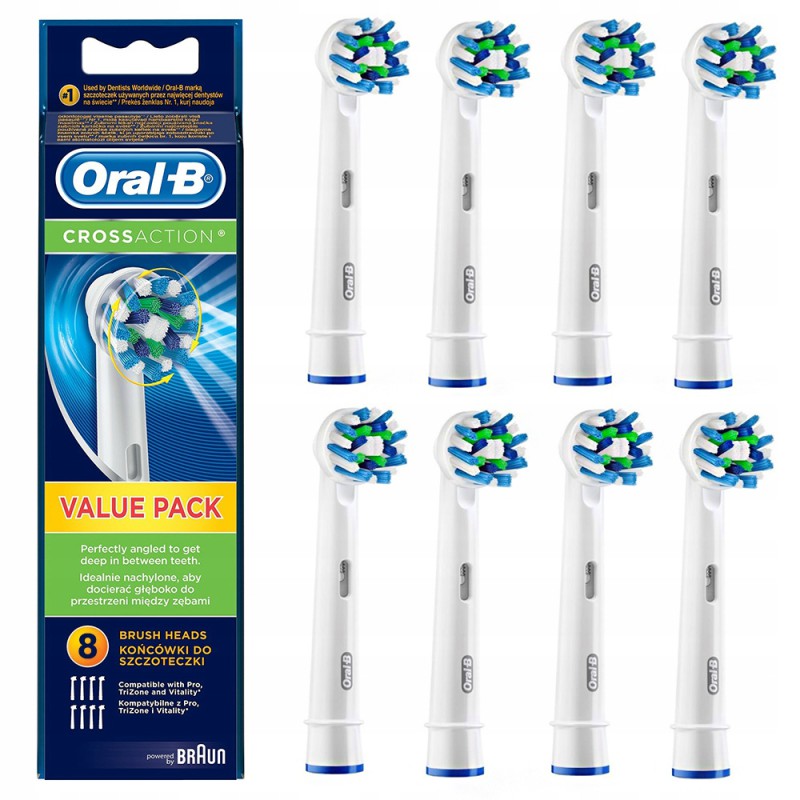 Końcówka Oral-b Cross Action EB50-AB x8