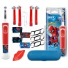 SZCZOTECZKA ELEKTRYCZNA ORAL-B VITALITY SPIDERMAN + 4 Końcówki zam, osłonka, wyciskacz, wykałaczki, etui