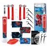 Szczoteczka Braun Oral-b Vitality 100 SpiderMan + 4 końcówki kids Red + osłonka