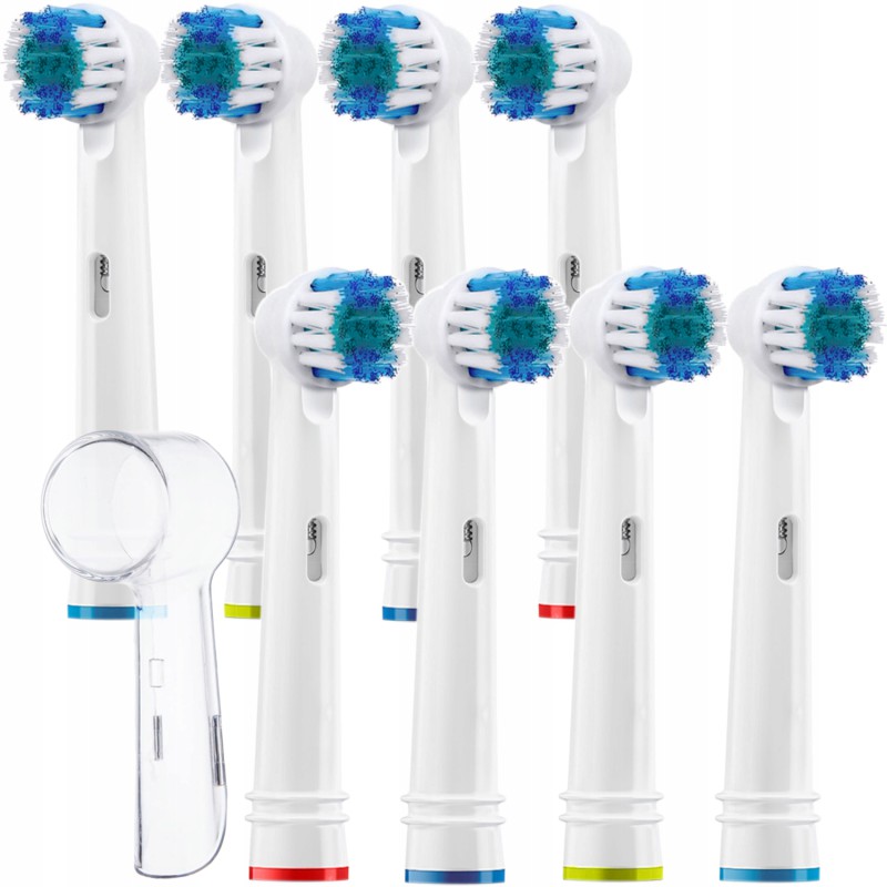 Końcówki zamienne do szczoteczki Oral-B SB-17A x8 + osłonka