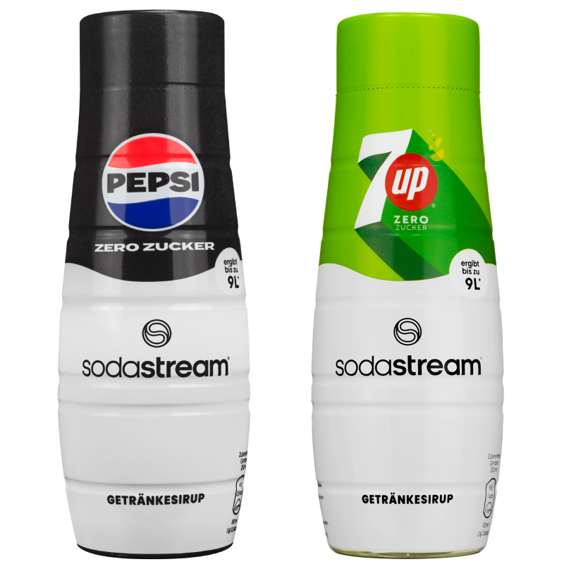 Syrop do SodaStream 7UP zero, Pepsi max