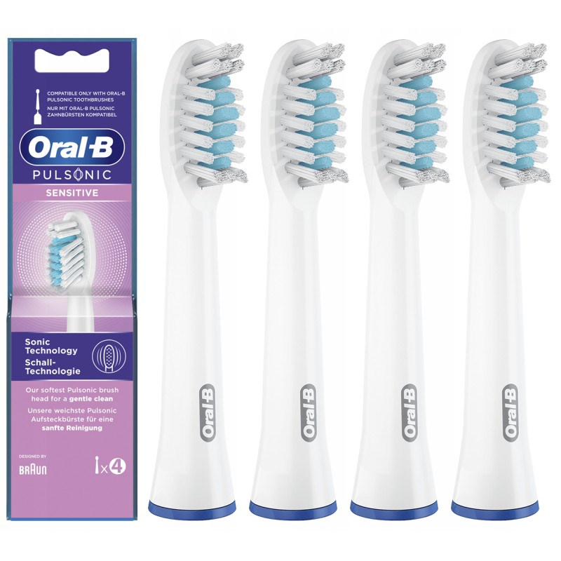 4x Oryginalna Końcówka Oral-B Pulsonic SENSITIVE SR32