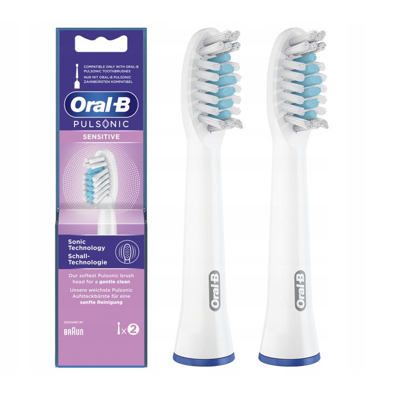 2x Oryginalna Końcówka Oral-B Pulsonic SENSITIVE SR32