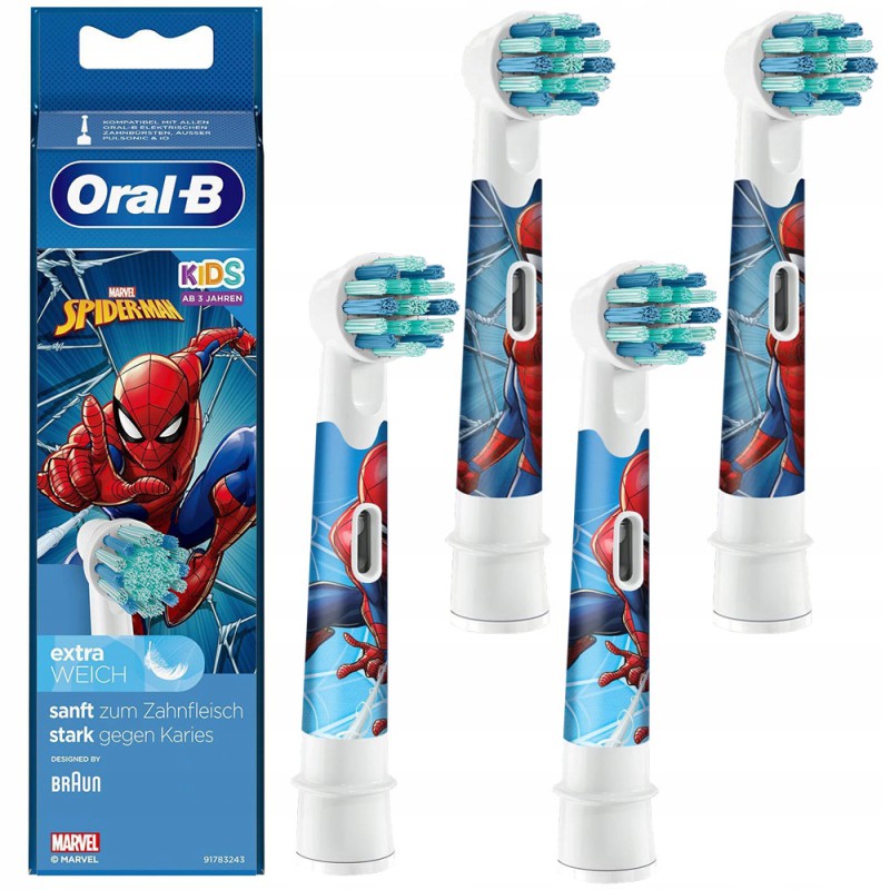 Oral-B Końcówka Oral-b EB10s Spiderman nowe x4