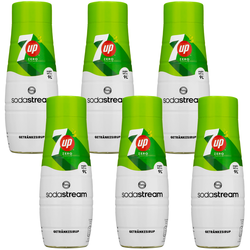 Syrop do SodaStream 7UP Free Zero Cukru x6