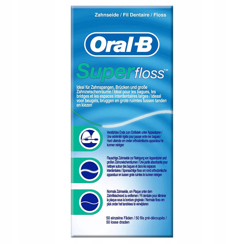 Nici dentystyczne Oral-B SuperFloss