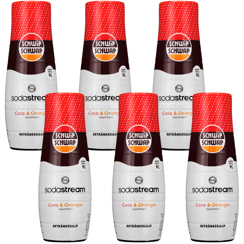 Syrop do SodaStream Schwip Schwap Cola Orange x6