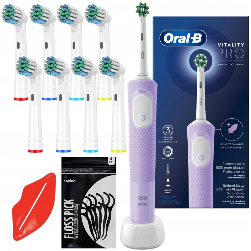 Oral-B Vitality Pro D103 Lilac Violet + 8 zam. precision