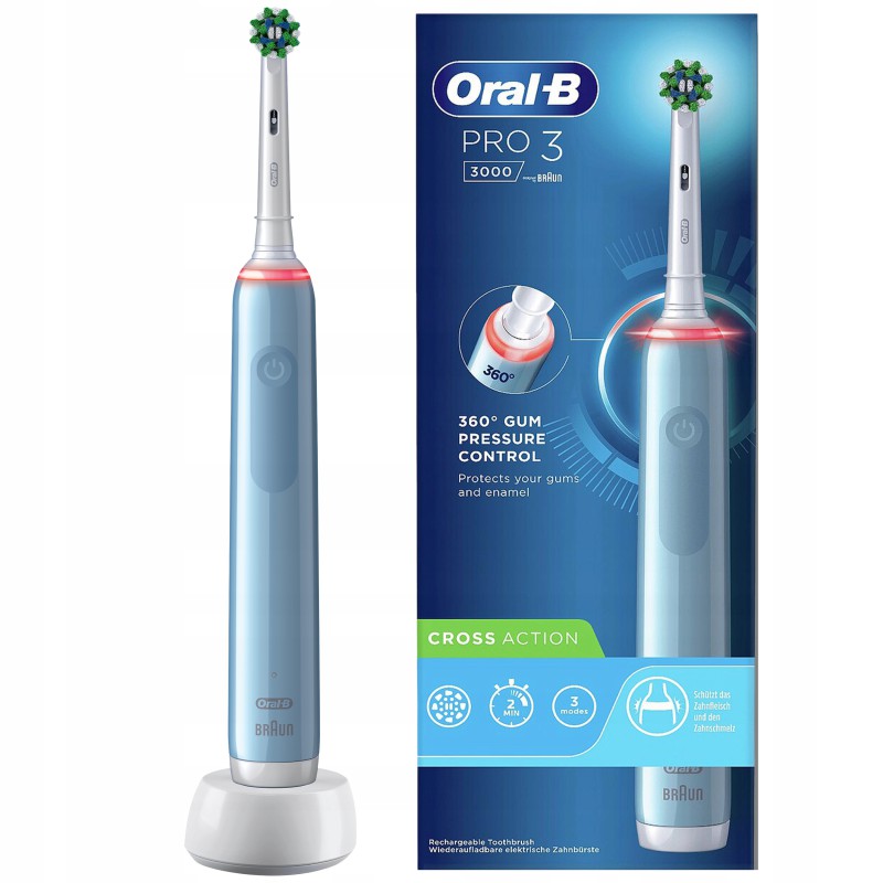 Szczoteczka Oral-B Pro 3 3000 Niebieska