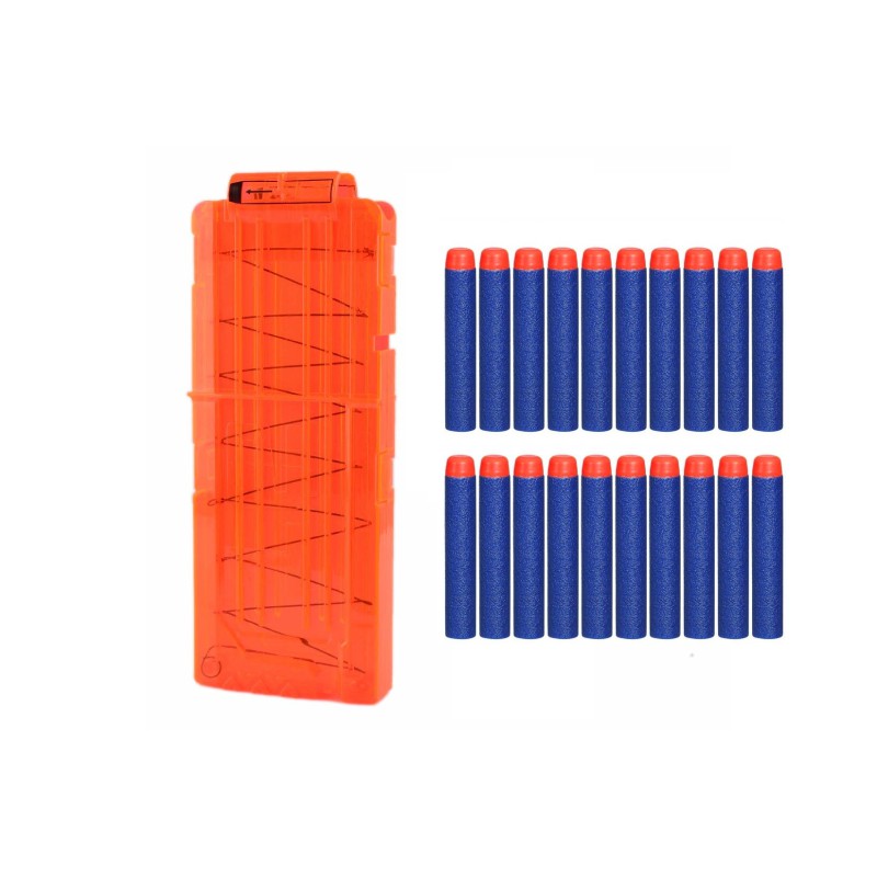 Zestaw Hasbro Nerf magazynek zam. 12 strzałek + zam. strzałki x20