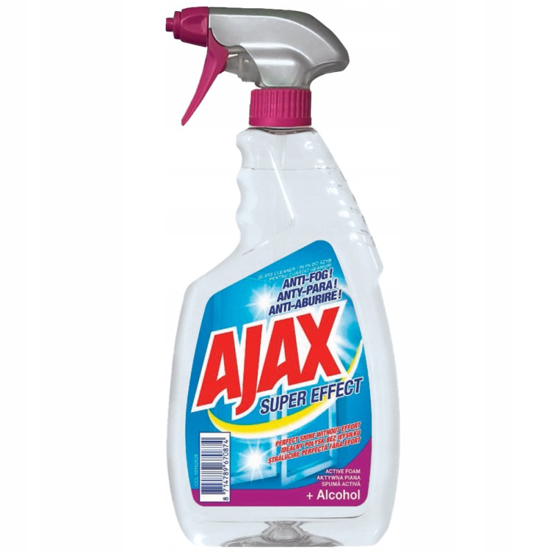 AJAX SUPER EFFECT 500ML Spray do szyb