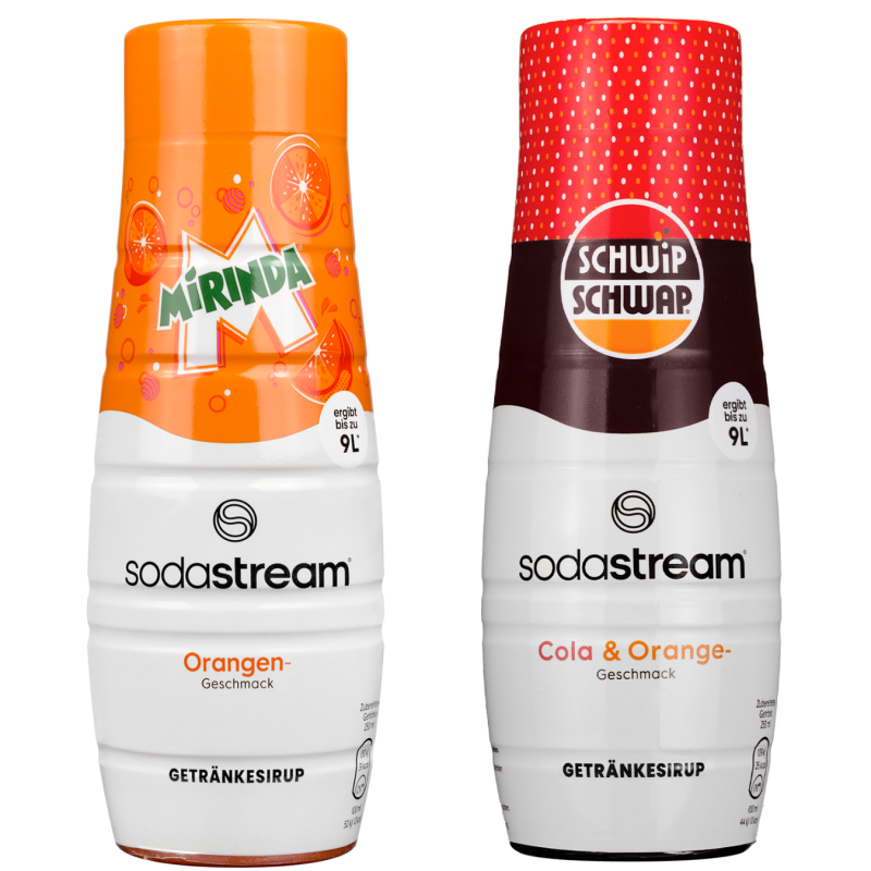 Syrop do SodaStream Mirinda + Schwip Schwap Cola Orange