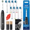 Szczoteczka Oral-B Adult Czarna na baterie+ 8 kon. zam. precision