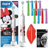 Szczoteczka Oral-B Junior Minnie Mouse + Końcówka zamienna Kids Soft Bristles EB-10A Color x8 + gratisy