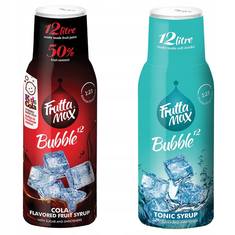 Syrop FruttaMax COLA 500ml+Syrop FruttaMax TONIC 500 ml