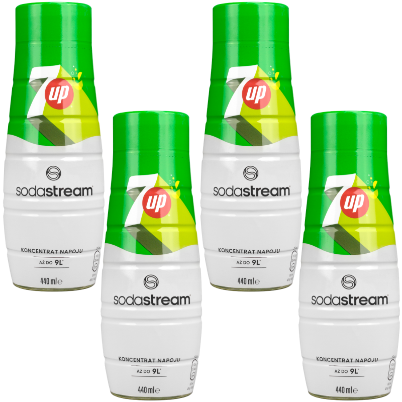 4x Syrop do SodaStream 7UP