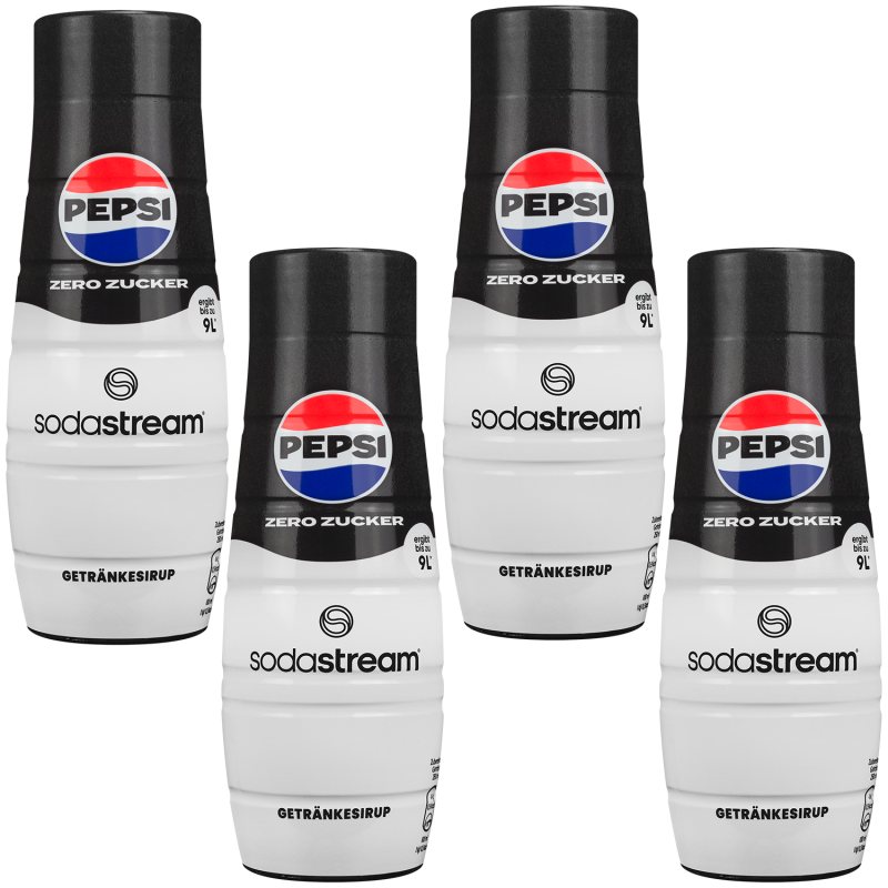 4x Syrop do SodaStream Pepsi Max Bez Cukru 440ml