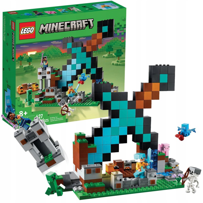 Klocki LEGO Minecraft 21244 Bastion Miecza