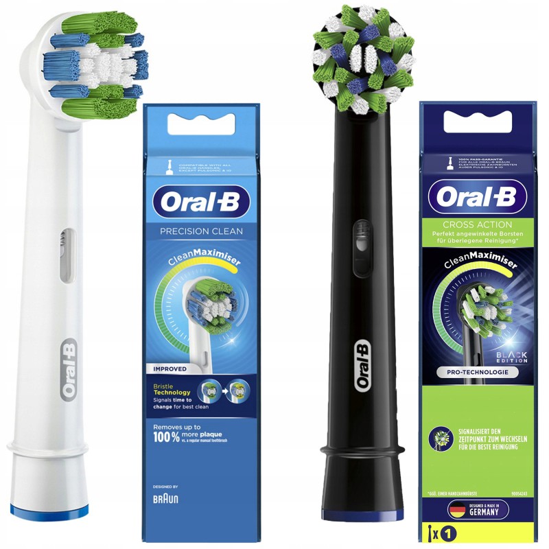 Końcówka Oral-B Precision Clean EB20RB Clean Maximizer+Cross Action EB50BK CZARNA