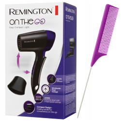 Suszarka Remington D2400+Grzebień do włosów fiolet