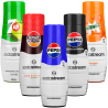 5x Syrop SodaStream Pepsi, Pepsi MAX, Mirinda, 7UP, schwip