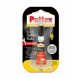 Klej Pattex S.O.S. Super Klej Uniwersalny 3g Klej Pattex S.O.S. Super Klej Uniwersalny 3g