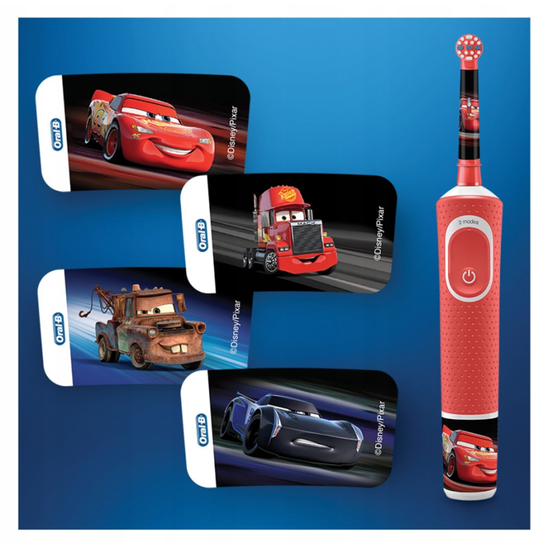 Zestaw Oral-B Vitality 100 Auta Cars + zam. Kids Red x4 Zestaw Oral-B Vitality 100 Auta Cars + zam. Kids Red x4