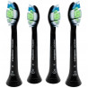 4x Końcówka Philips DiamondClean Black HX6064