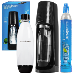 Saturator SodaStream Spirit Easy Czarny + jedna butelka Saturator SodaStream Spirit Easy Czarny + jedna butelka