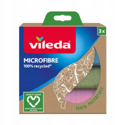 Ściereczka Vileda mikrofibra 100% recykling x3