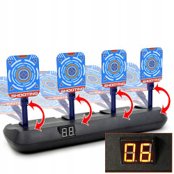 Tarcza elektryczna do NERF, 4 cele