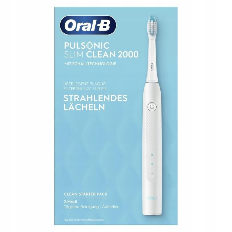 Szczoteczka Oral-B Pulsonic Slim Clean 2000 Biała Szczoteczka Oral-B Pulsonic Slim Clean 2000 Biała